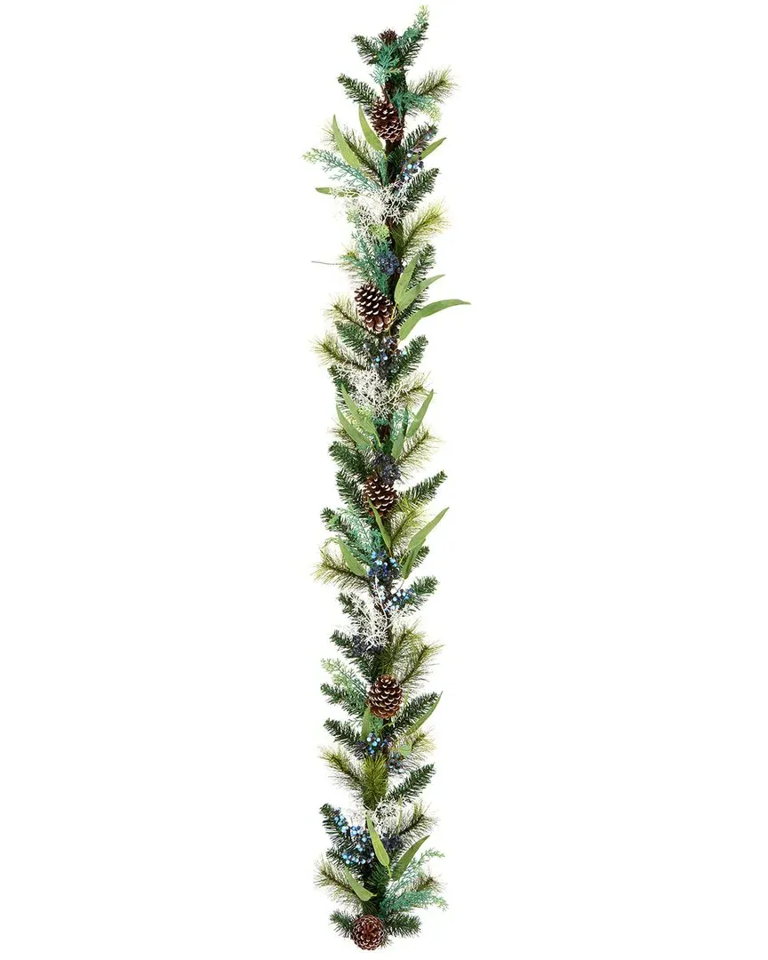 6ft Blueberry Fields Garland - Green