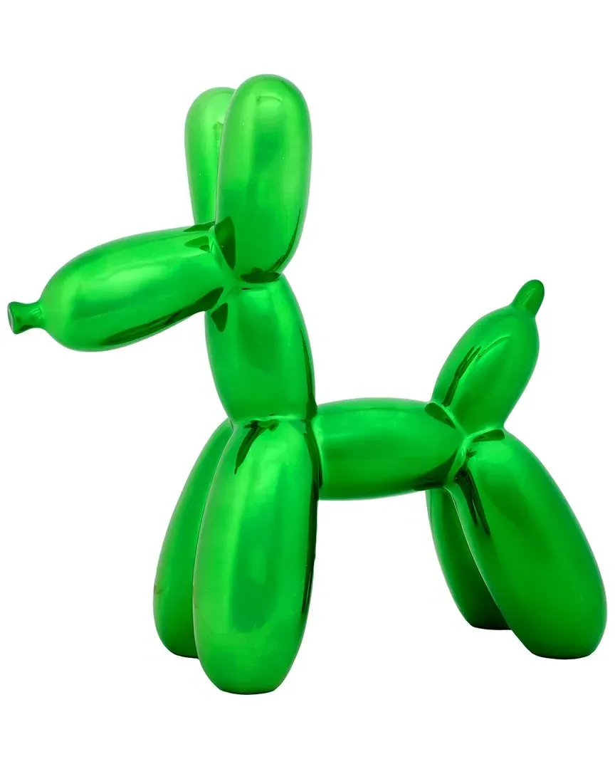 Balloon Dog Figurine - Green, Ceramic image