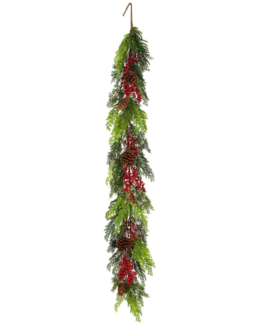 Christmas Joy 5ft Garland - Green