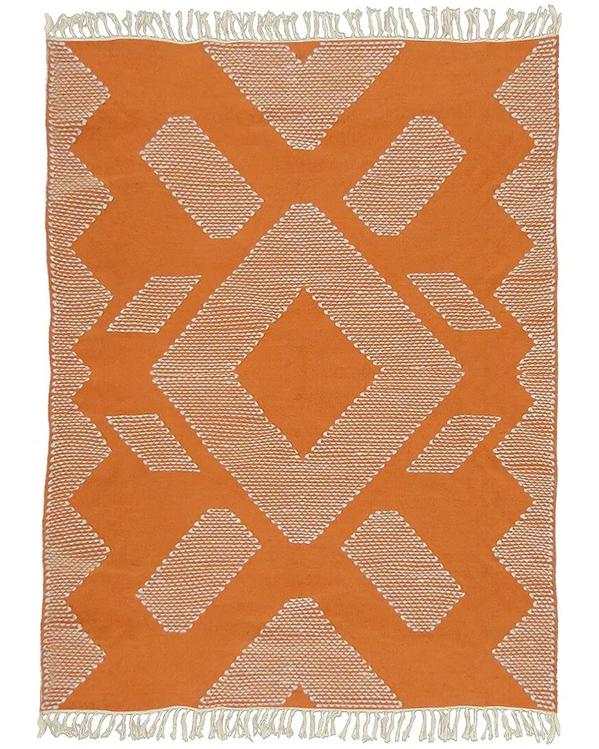 Hand Woven Outdoor Rug - Papaya, Polyester