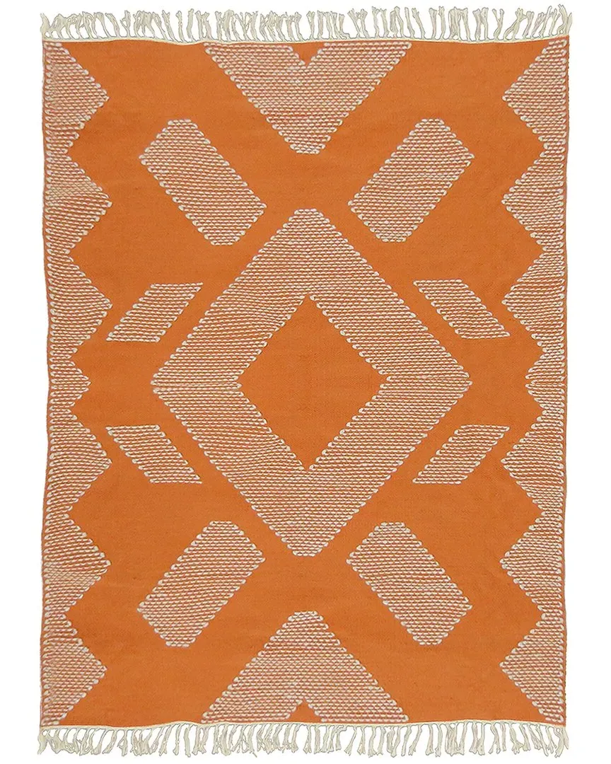 Hand Woven Outdoor Rug - Pink, Polyester