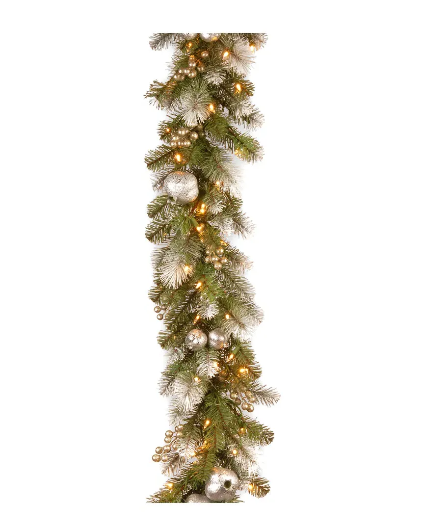 Pine Garland with Lights - Clear image