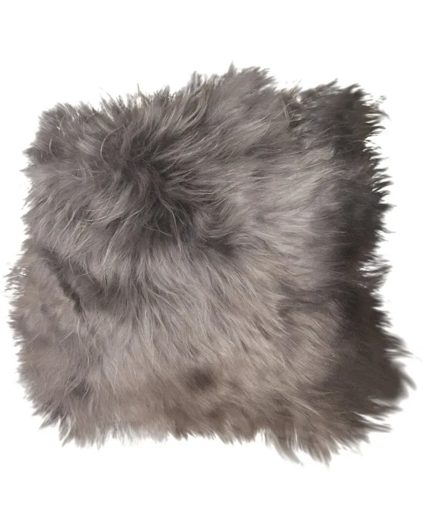 Icelandic Sheepskin Square Chair Pad - Grey image