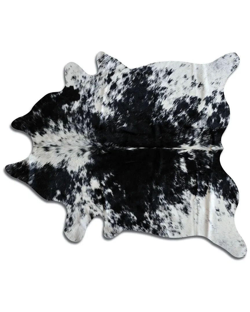 Kobe Handmade Cowhide Rug - Black/White image