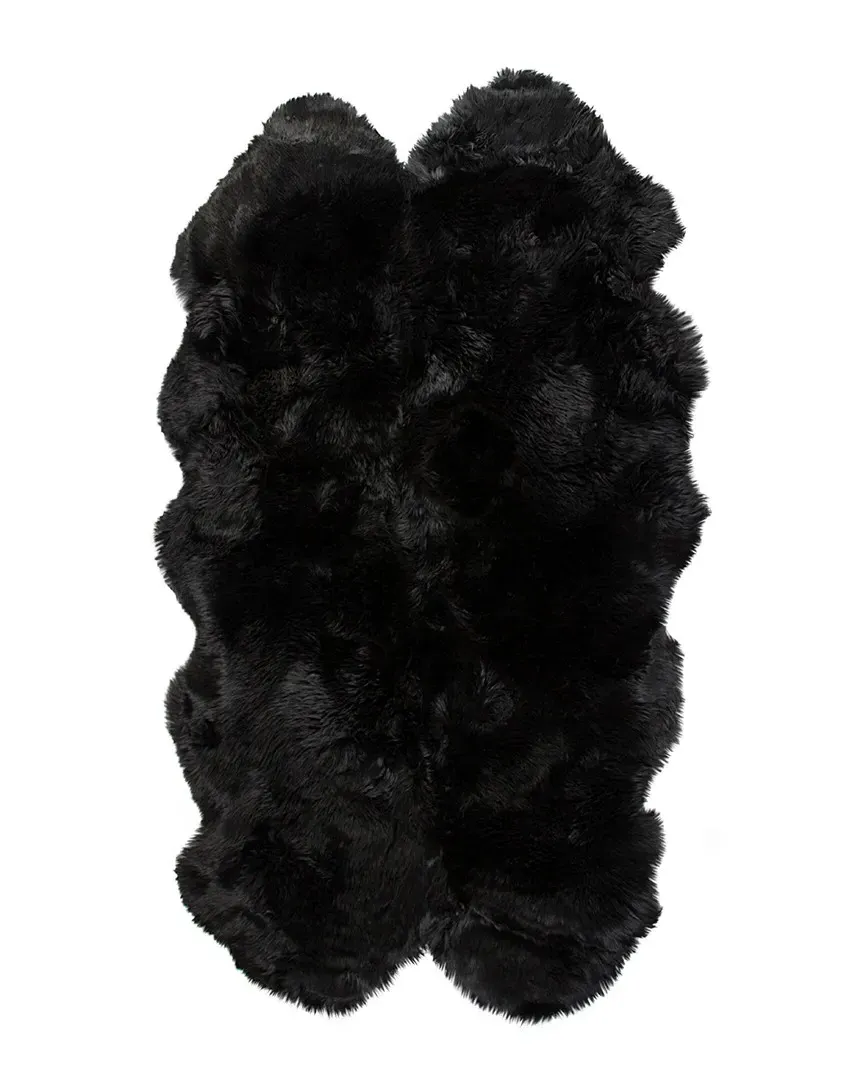 New Zealand Quattro Sheepskin Rug - Black