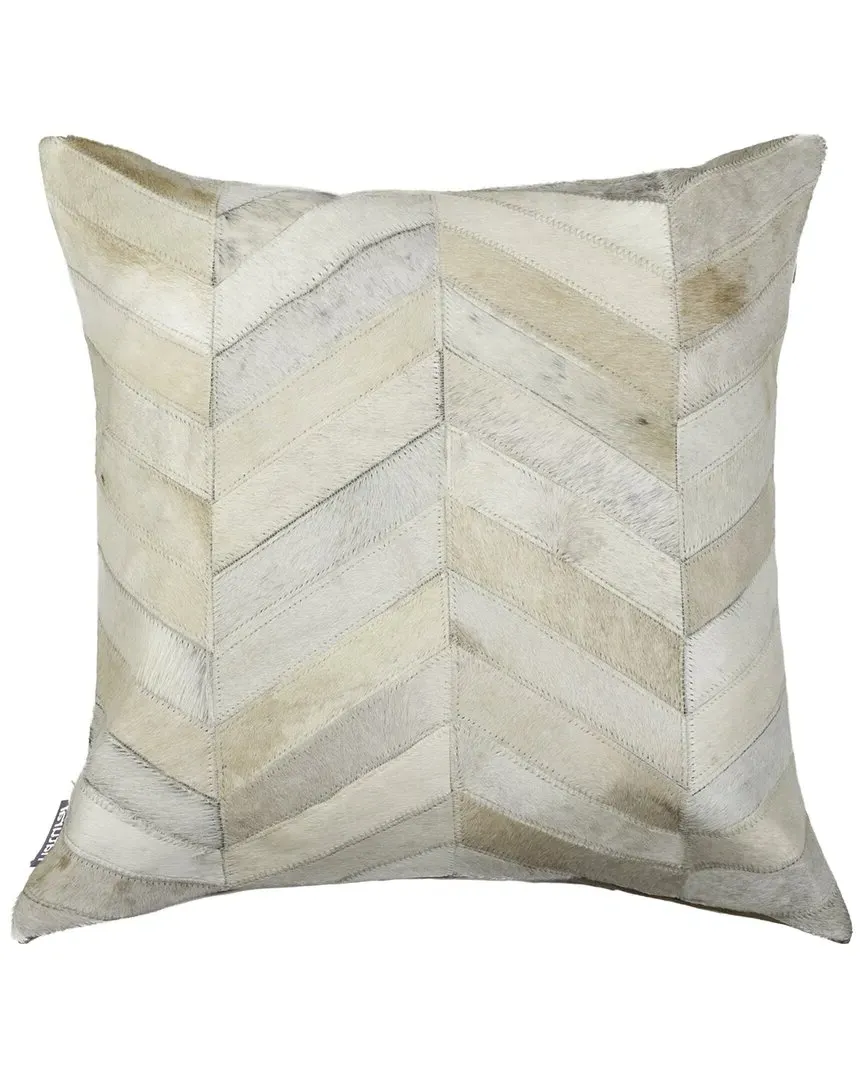 Torino Chevron Pillow - Cowhide