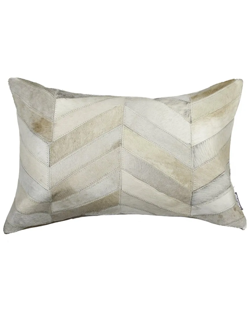 Torino Chevron Pillow - Cowhide