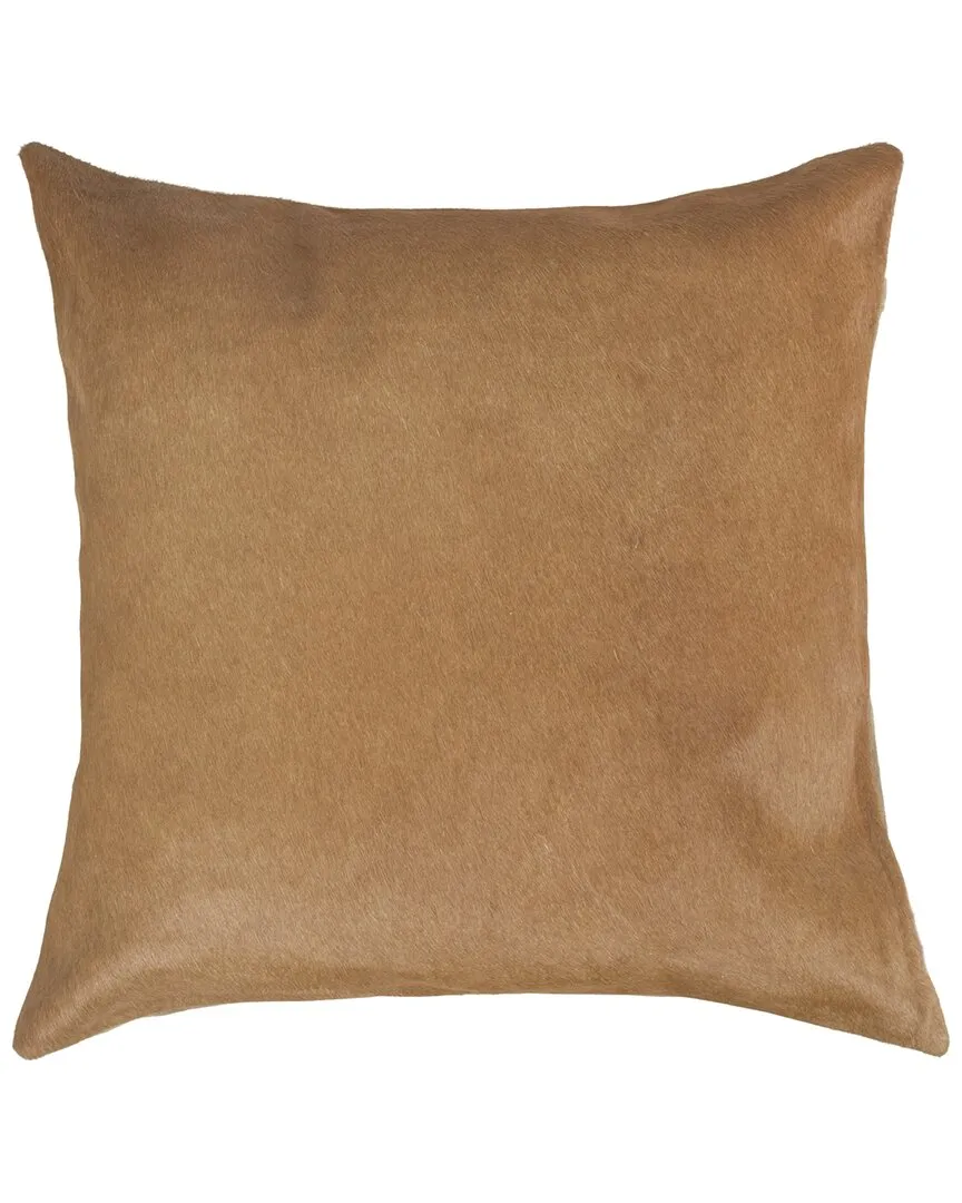 Torino Cowhide Pillow - Brown