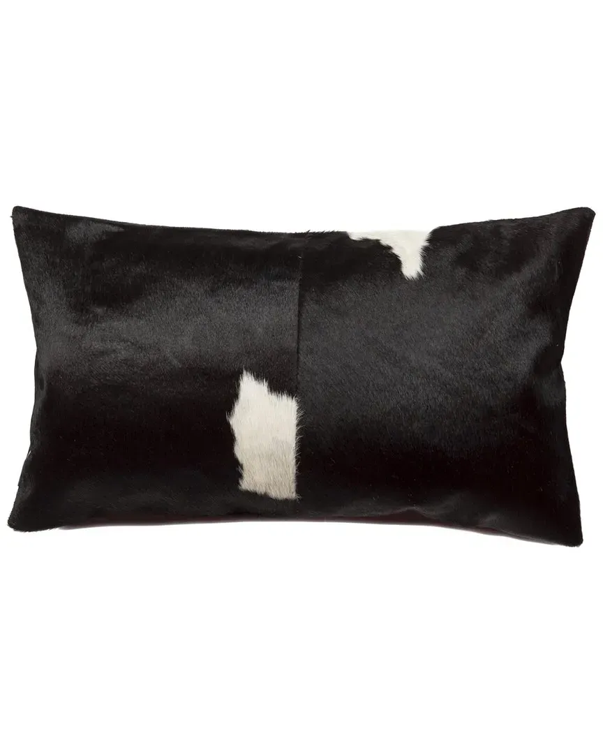 Torino Kobe Cowhide Pillow - Black image