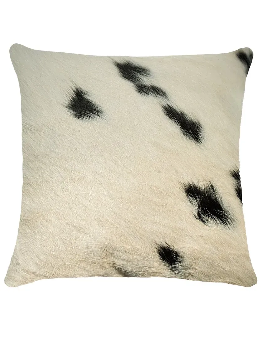 Torino Kobe Cowhide Pillow - White