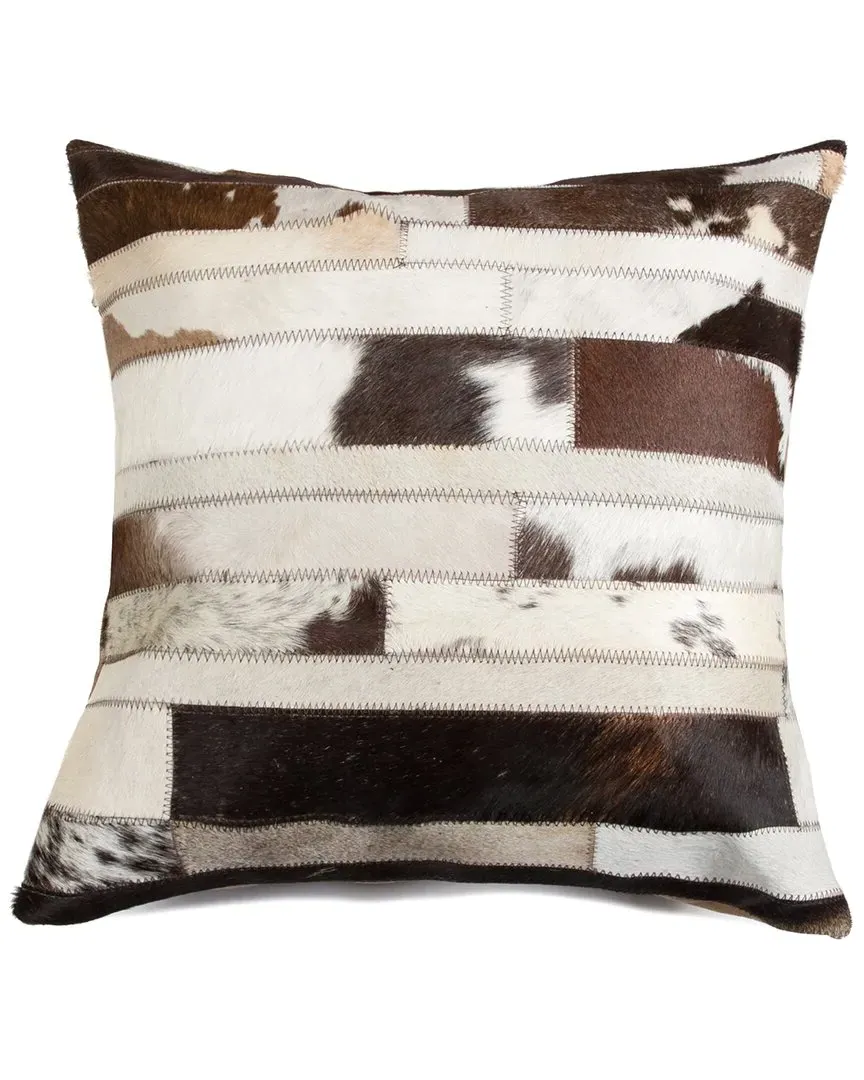 Torino Madrid Pillow - Brown, Cowhide