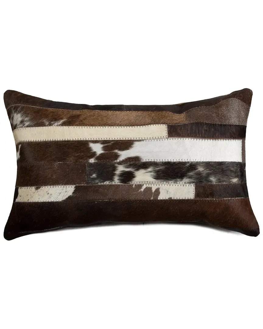 Torino Madrid Pillow - Brown, Cowhide