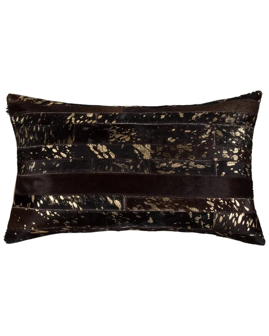 Torino Madrid Pillow - Brown, Cowhide