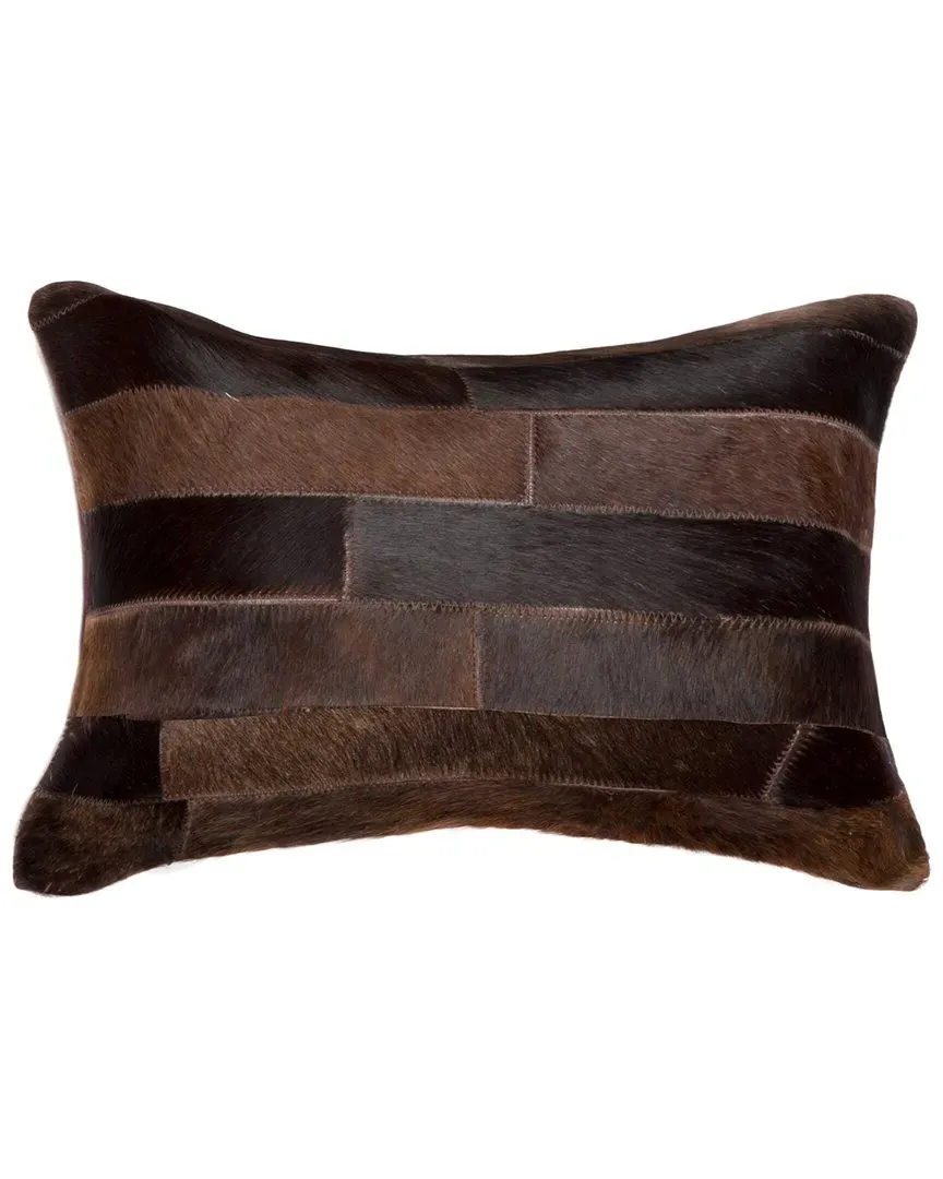 Torino Madrid Pillow - Brown, Cowhide