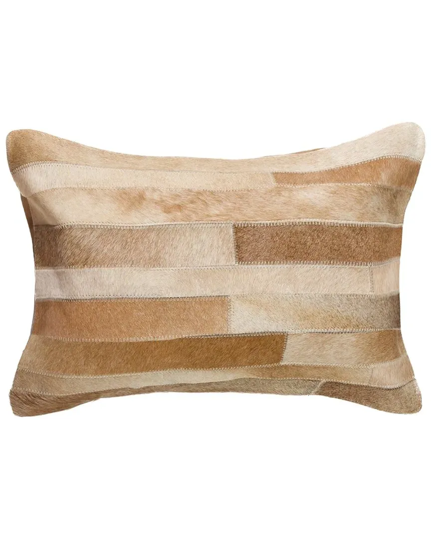 Torino Madrid Pillow - Brown, Cowhide