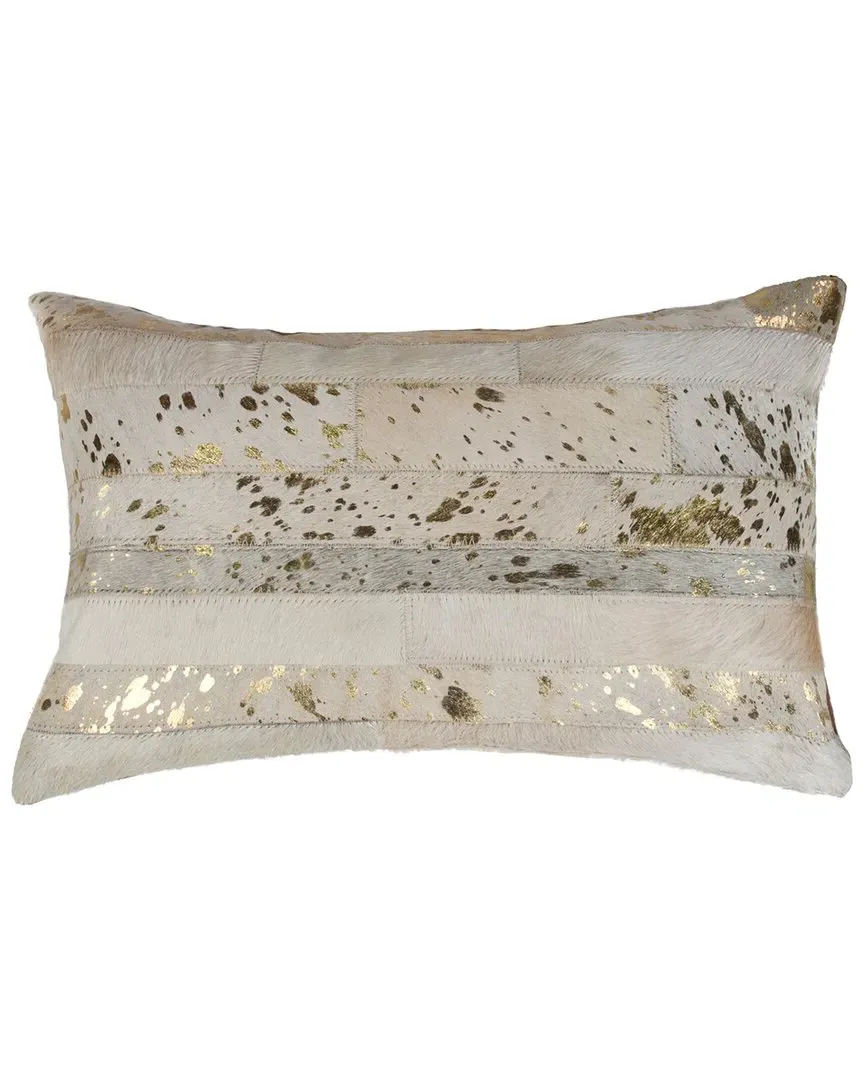 Torino Madrid Pillow - Gold, Cowhide