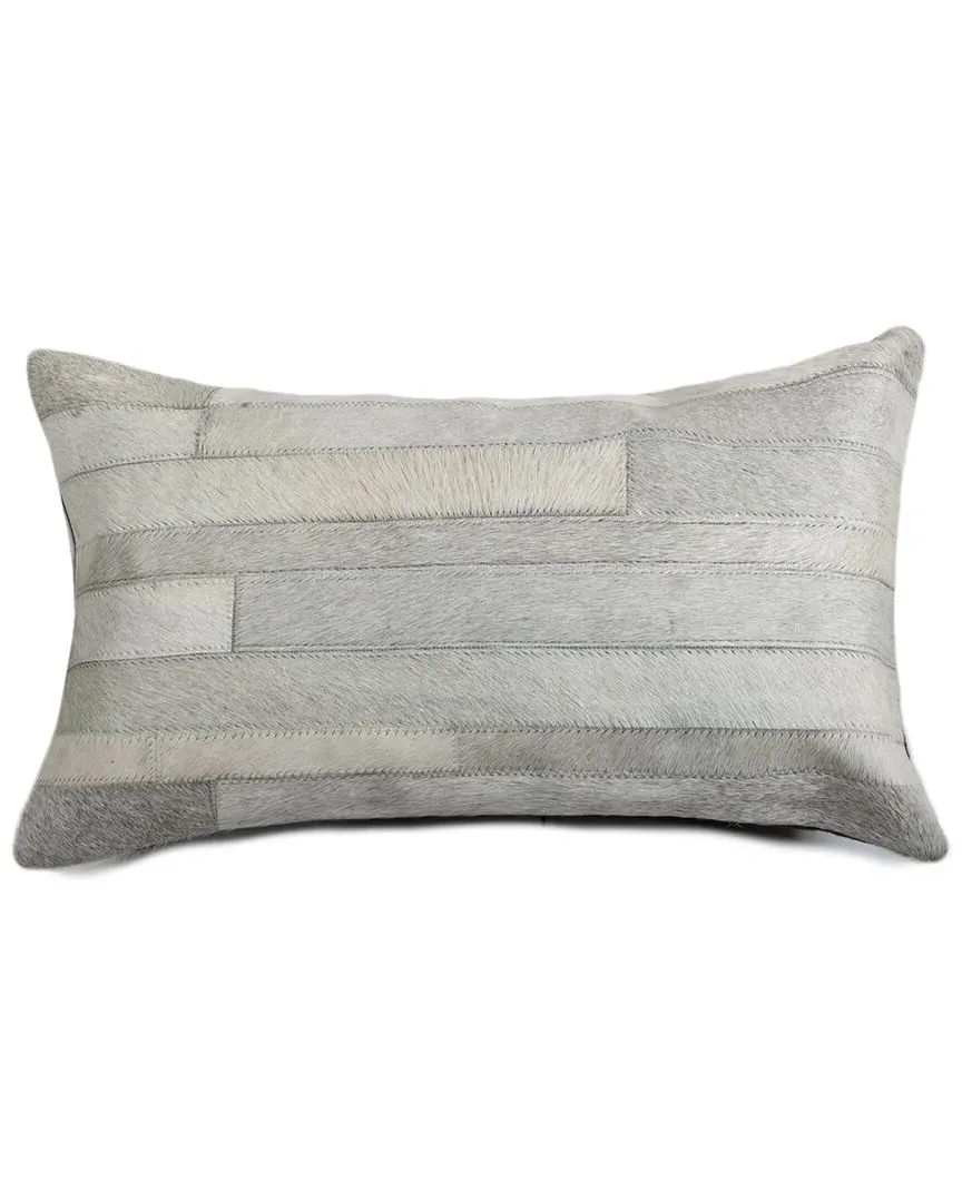 Torino Madrid Pillow - Grey, Cowhide