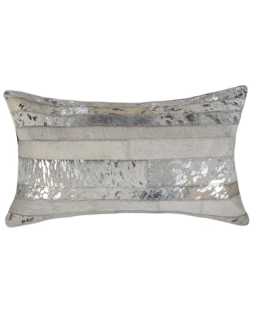 Torino Madrid Pillow - Grey, Cowhide