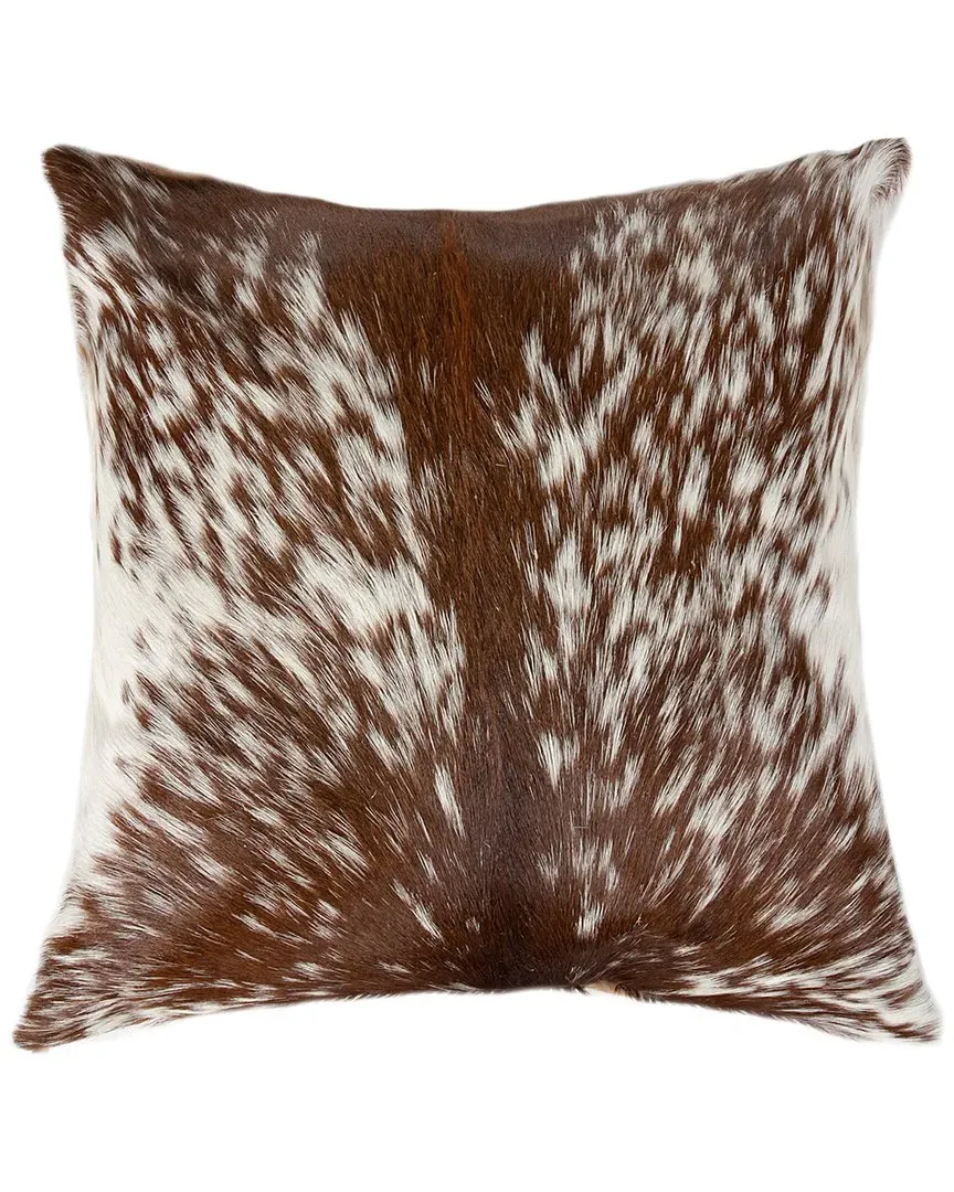 Torino S & P Cowhide Pillow - Brown, Cowhide