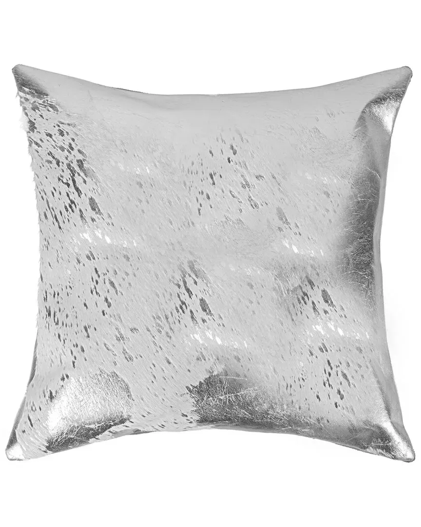 Torino Scotland Cowhide Pillow - Grey