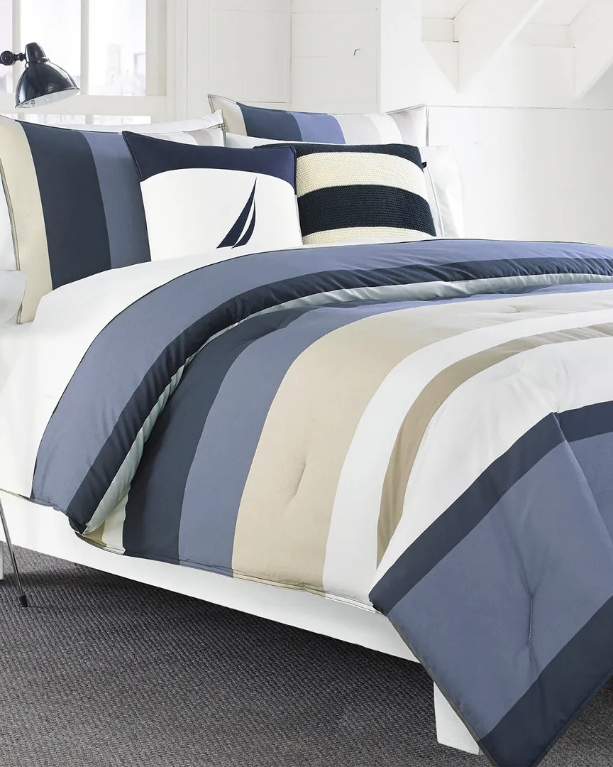 Bradford Duvet Cover Set - Navy image