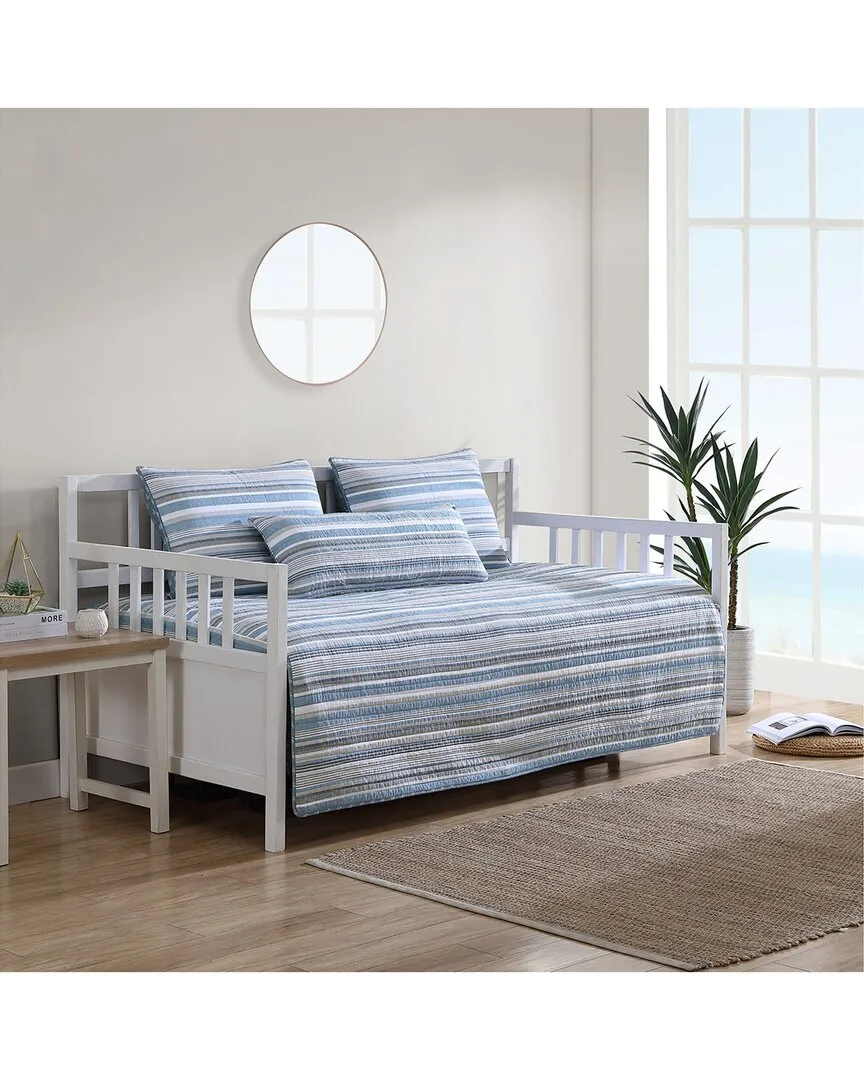 Jettison Quilted Daybed Cover Set - Grey, Cotton