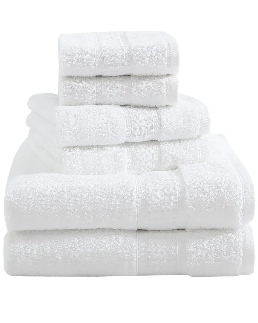 Oceane 6-Piece Towel Set - White, Cotton image