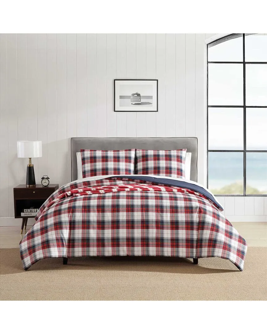 Rosedale King Size 8pc Bed Set - Red Sail/Navy image