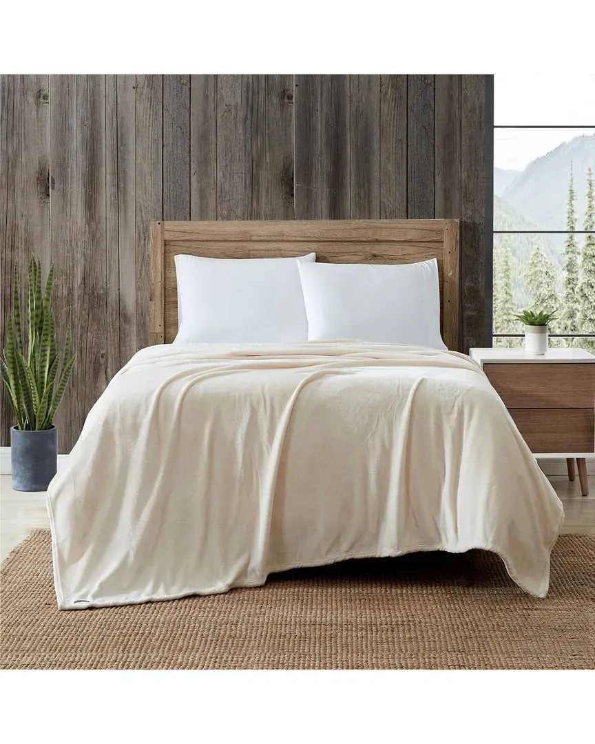 Ultra Soft Plush Throw Blanket - White, Polyester