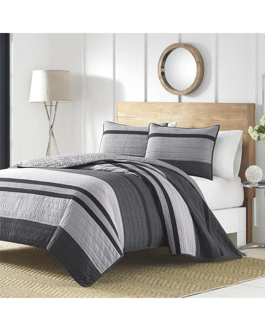 Vessey Cotton Quilt - Gray image