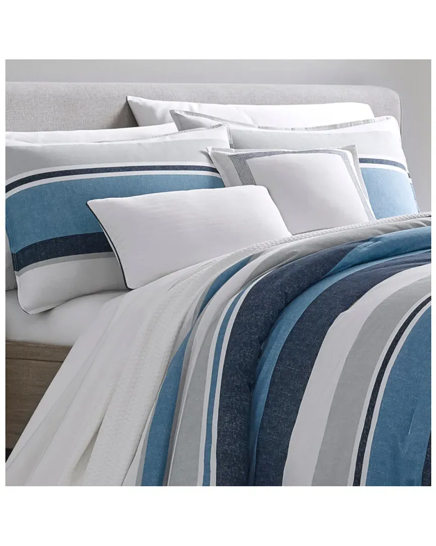 Westport Full Queen Comforter Set - Navy, Cotton image