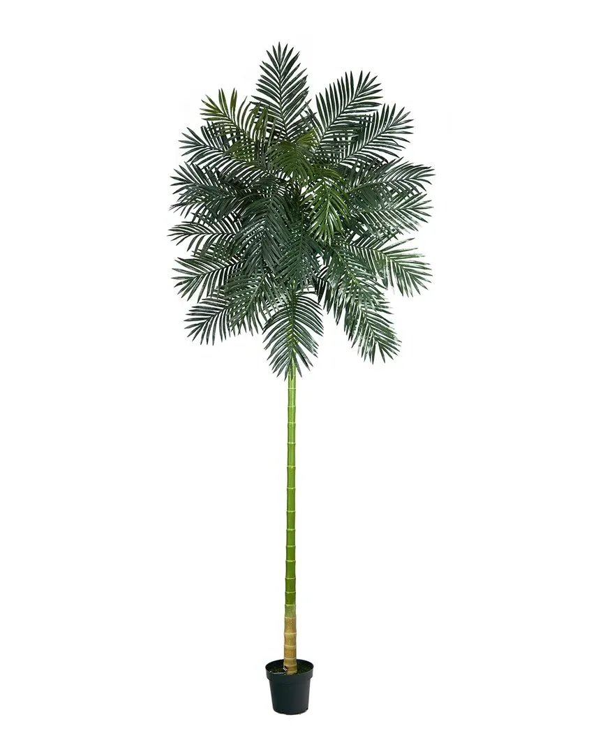 10ft Golden Cane Artificial Palm Tree - Green