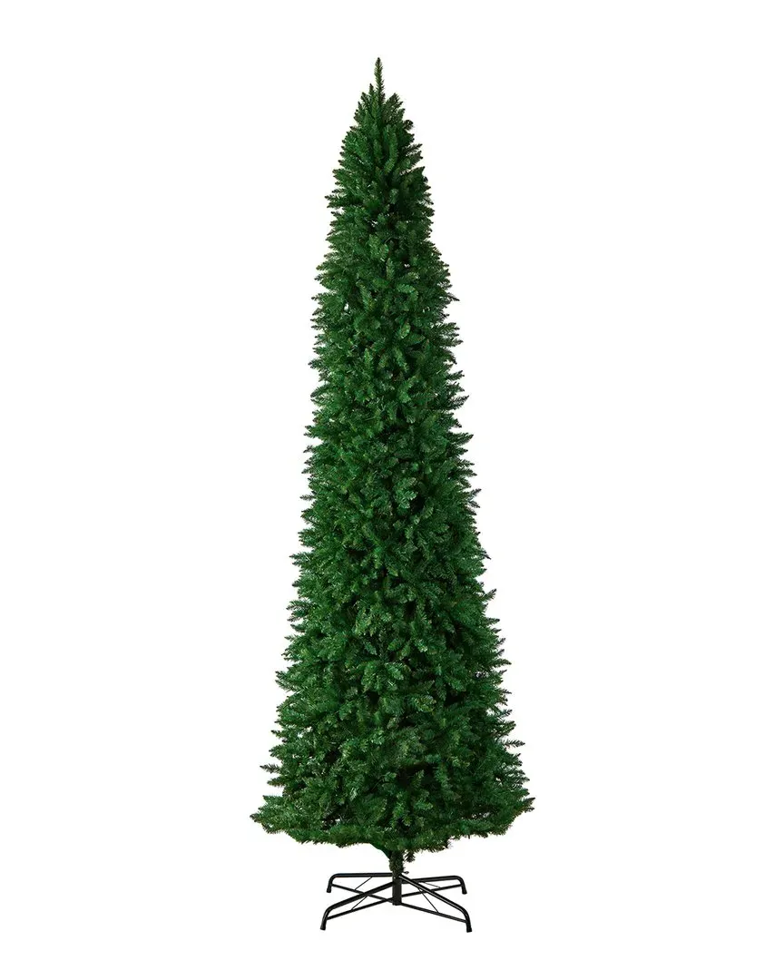 12ft Slim Mountain Pine Artificial Christmas Tree - Green