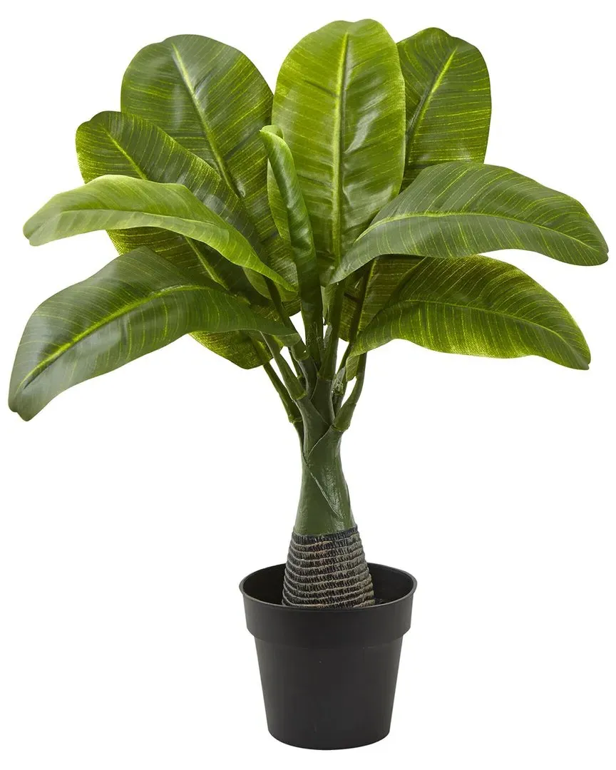16in Mini Banana Artificial Plant - Green image