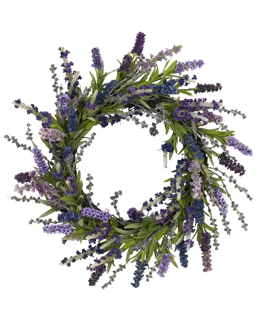 20in Lavender Wreath - Purple