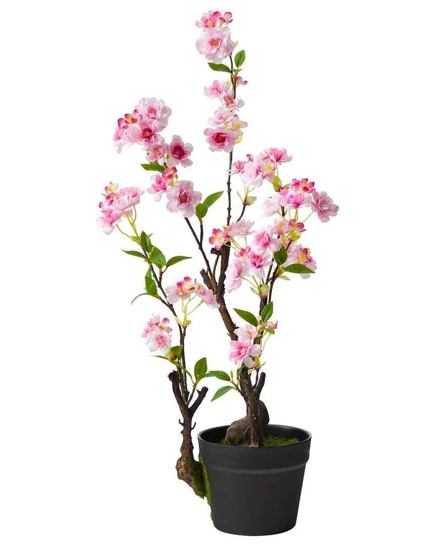 2.5ft Cherry Blossom Artificial Plant - Pink image