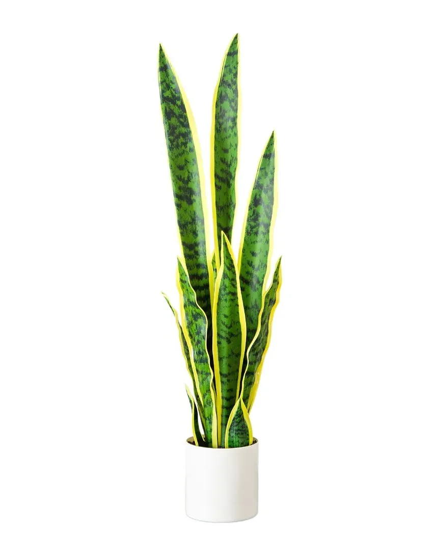 30in Artificial Sansevieria Plant - Green image