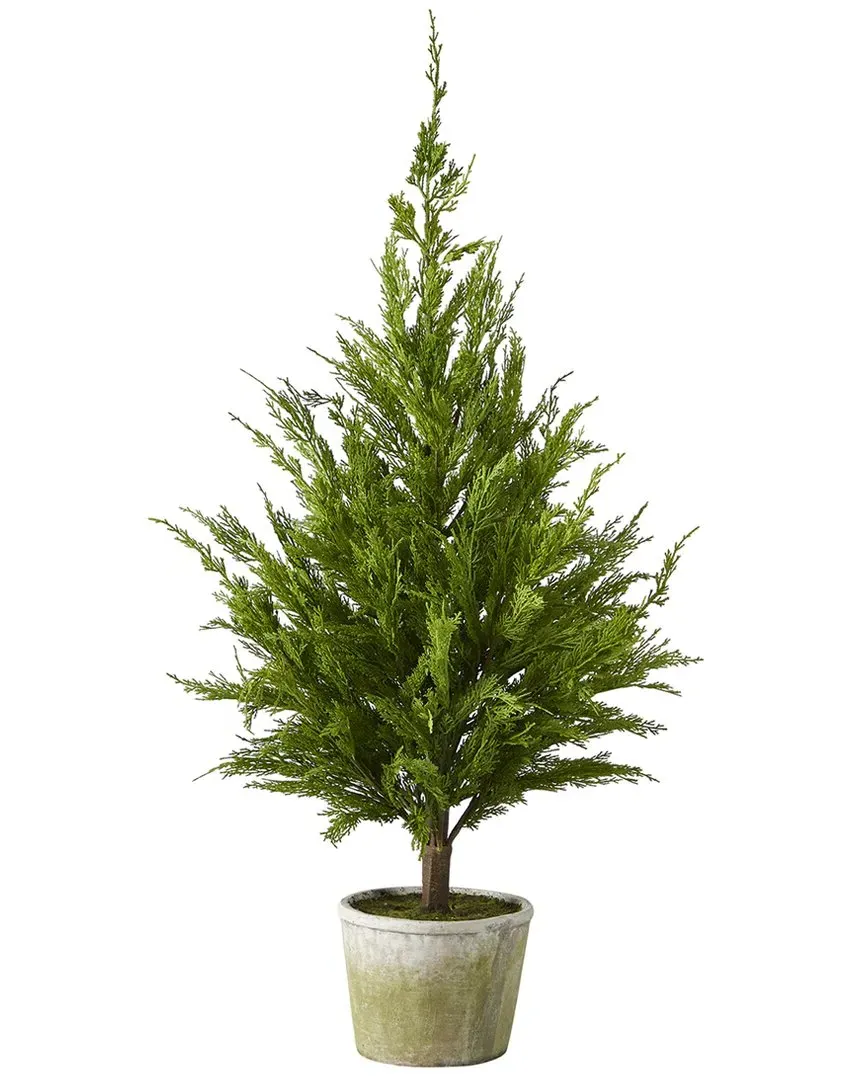 3.5ft Cedar Pine Artificial Christmas Tree - Green