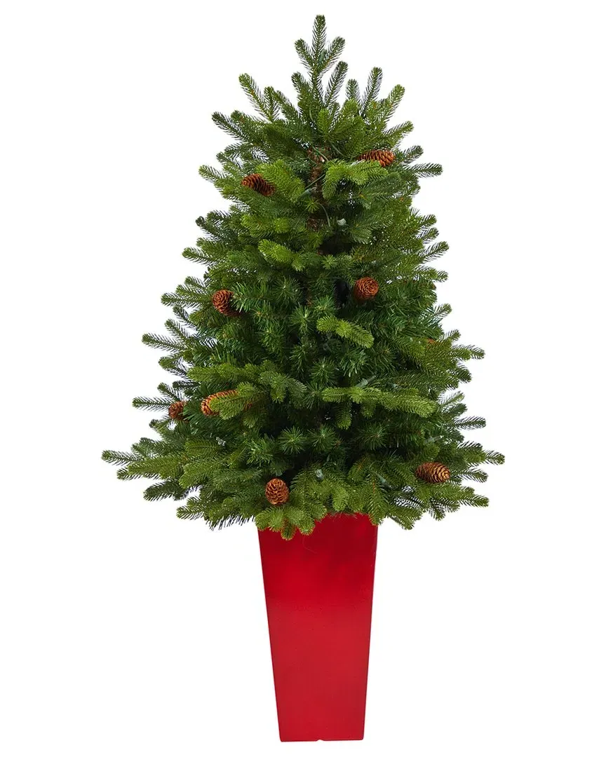 3.5Ft Yukon Mountain Fir Artificial Christmas Tree - Green image