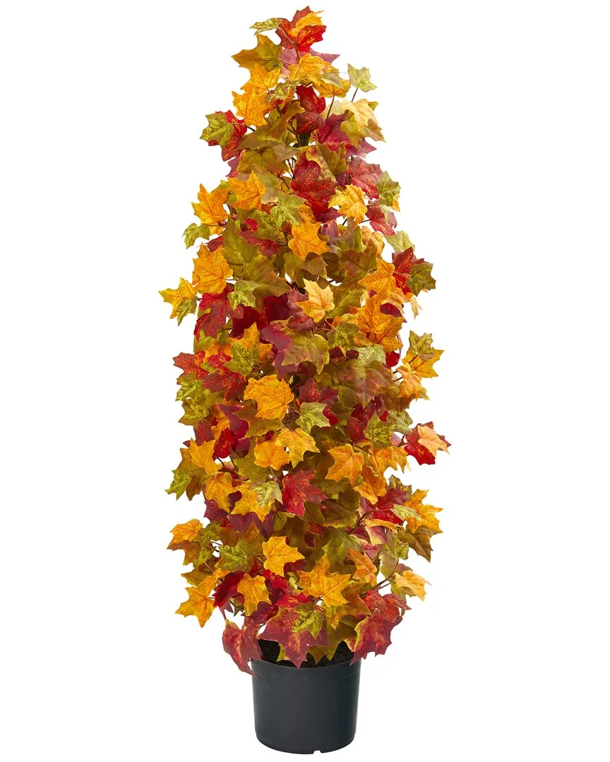 39in Autumn Maple Artificial Tree - Orange