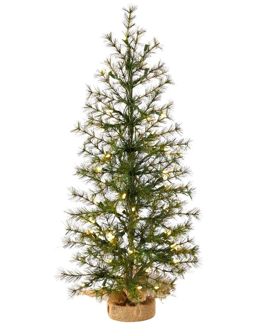 3ft Artificial Christmas Tree with LED Lights - Green image