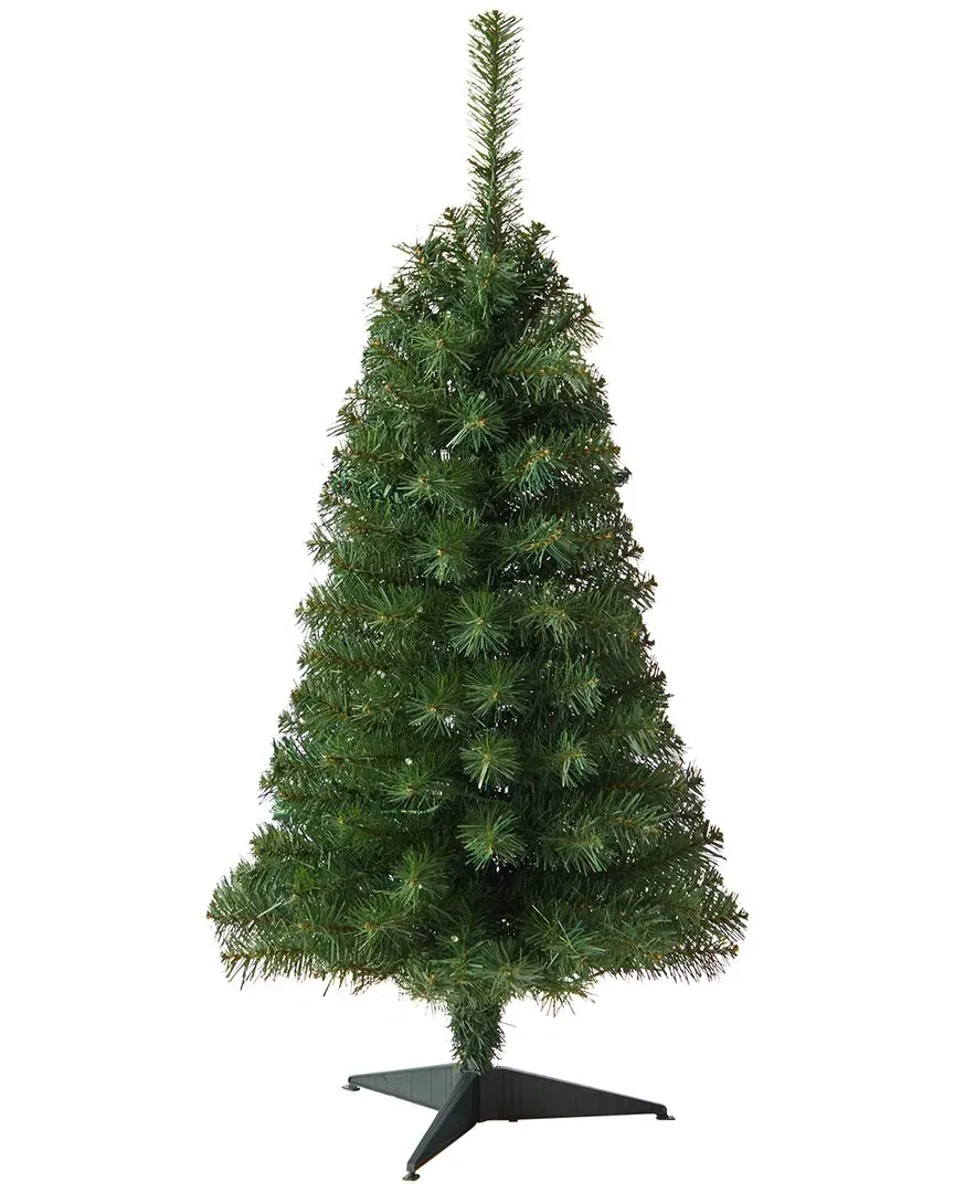 3ft Artificial Christmas Tree with LED Lights - Green