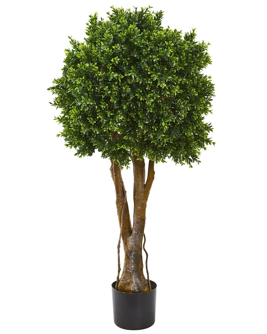 46in Boxwood Artificial Topiary Tree UV Resistant - Green