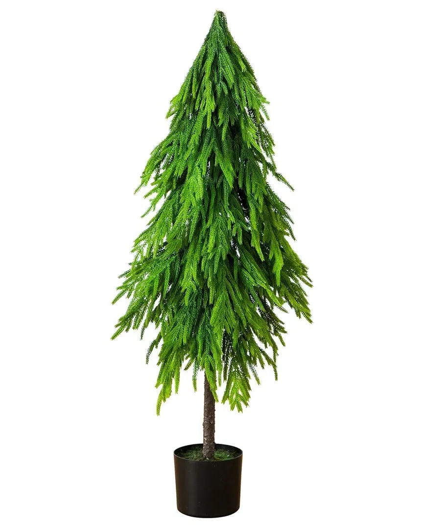 4Ft Artificial Norfolk Pine Tree Real Touch - Green