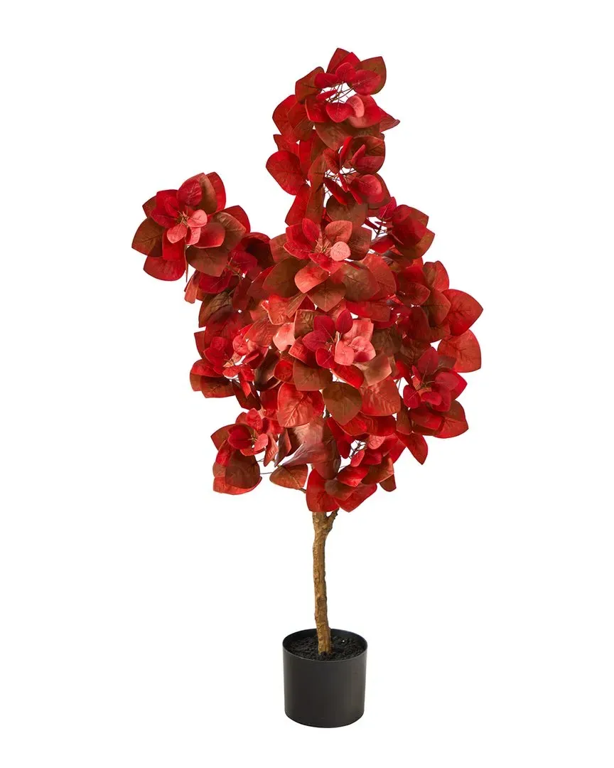4ft Autumn Pomegranate Artificial Tree - Orange image