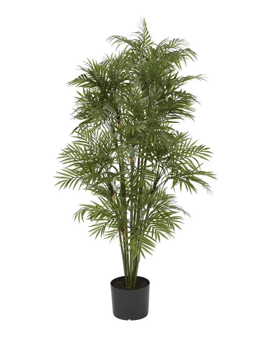 4ft Parlour Palm Tree - Green, Plastic image
