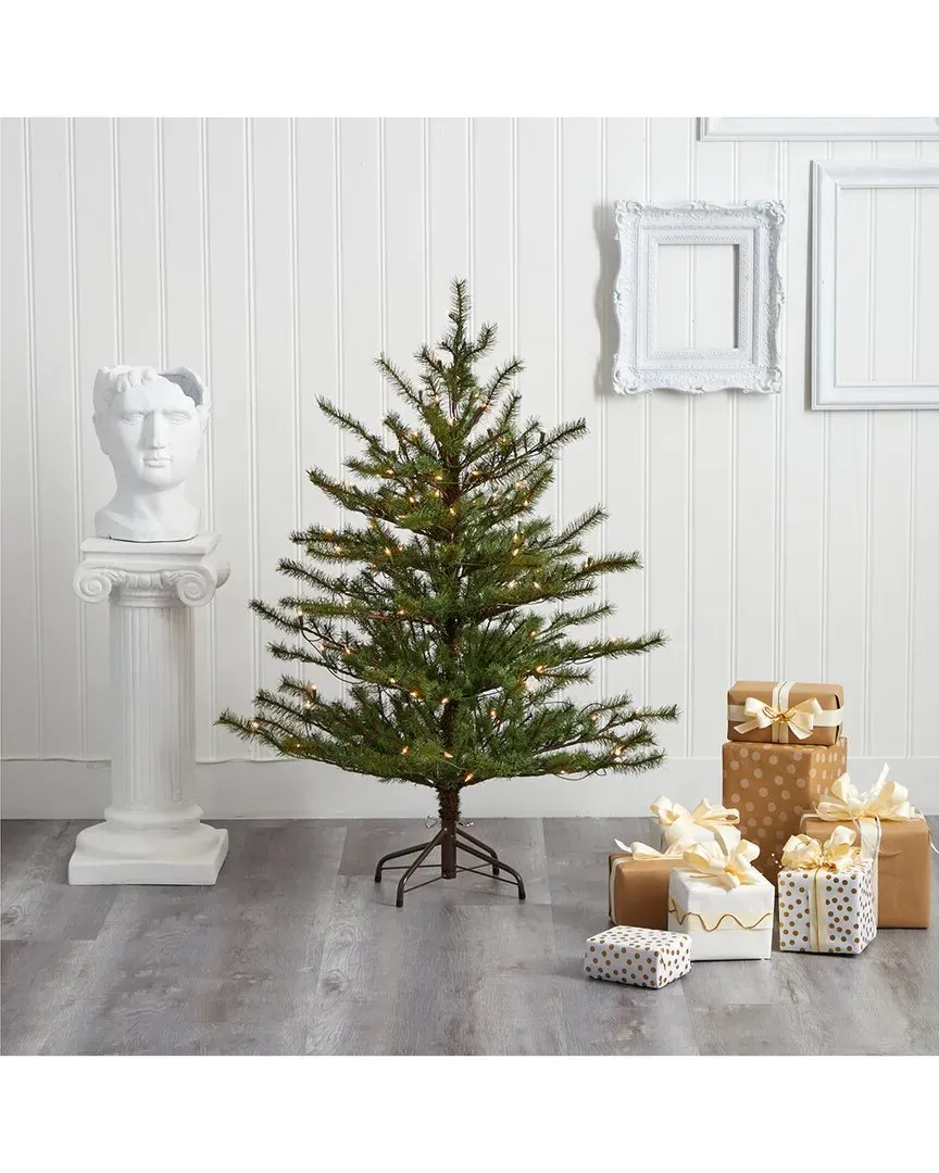 4Ft Vancouver Mountain Pine Artificial Christmas Tree - Green image