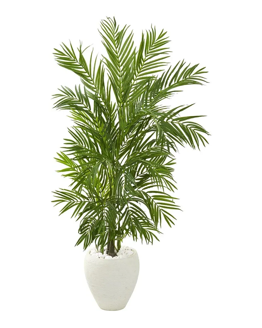 5ft Areca Palm Artificial Tree in Planter - Green