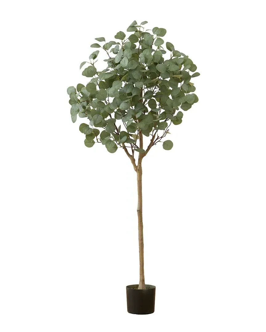 5ft Artificial Eucalyptus Tree - Green image