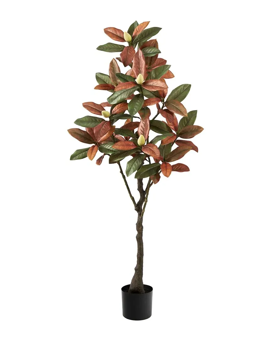 5ft Artificial Magnolia Tree - Brown image